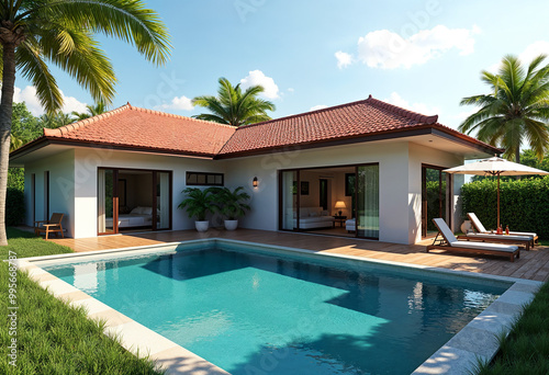 Wallpaper Mural hotel swimming pool Torontodigital.ca