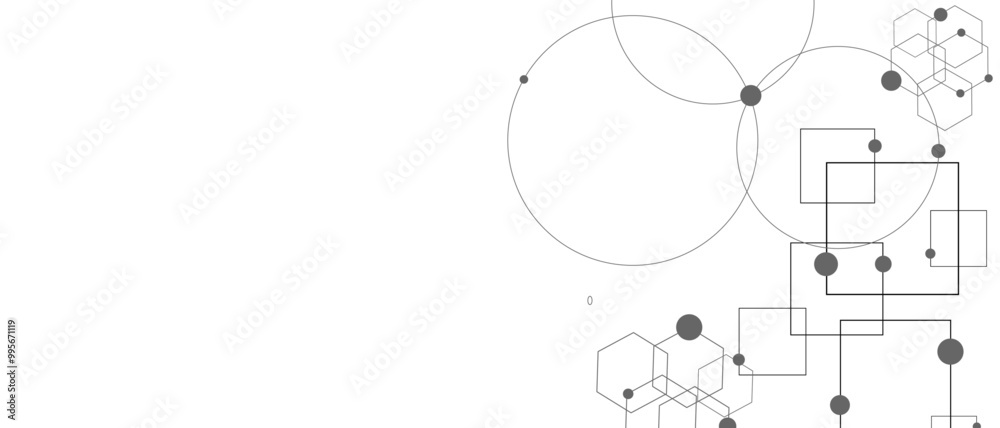 Abstract technology and science background design.