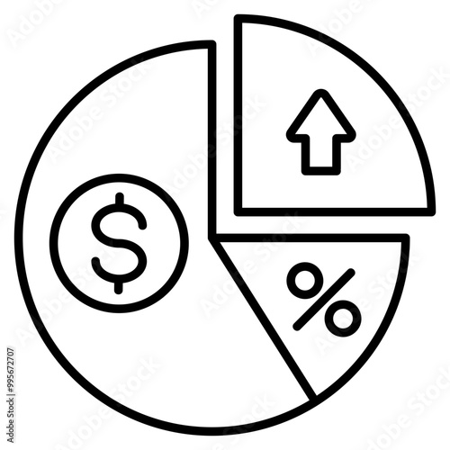 profit margin Icon