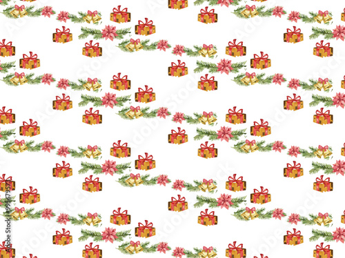 seamless pattern with flowers