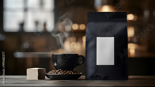 Warm Aroma: Coffee Beans & Brew for Cozy Fall Moments design