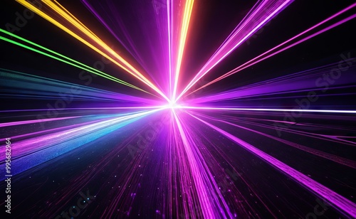 abstract background with rays