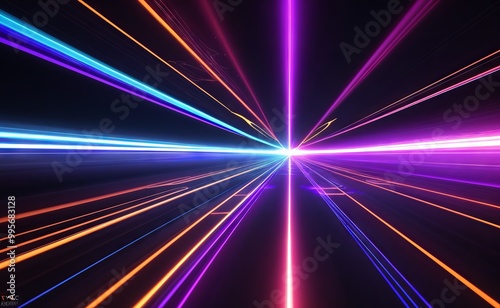 abstract background with rays