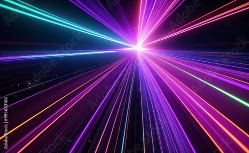 abstract background with rays