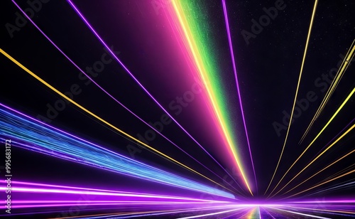 abstract background with rays