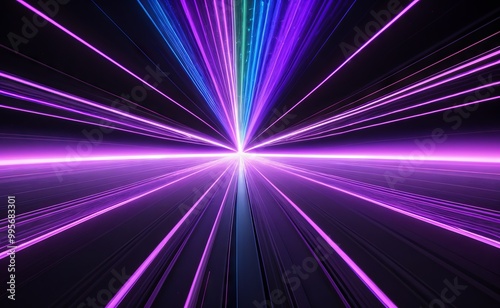 abstract background with rays