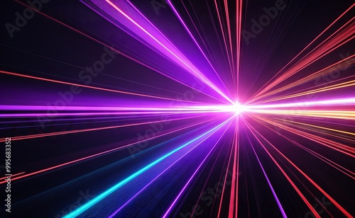 abstract background with rays