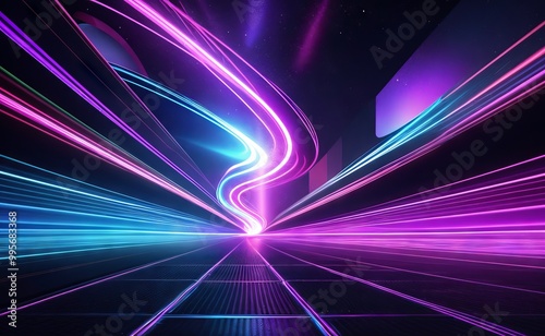 abstract background with rays