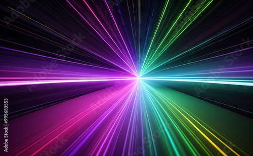 abstract background with rays