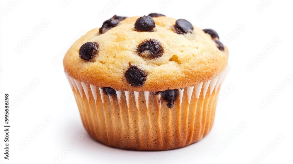 Single Chocolate Chip Muffin, Baked Goods, Dessert, Sweet Treat, chocolate chips, muffin, bakery Single Chocolate Chip Muffin, Baked Goods, Dessert, Sweet Treat, chocolate chips, muffin, bakery