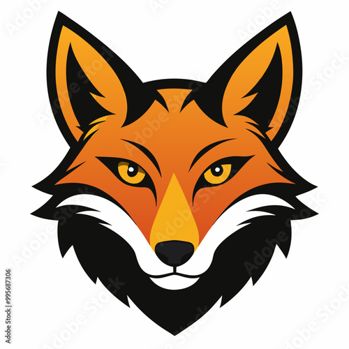 Coyote Head Vector Illustration