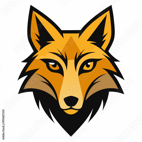 Coyote Head Vector Illustration