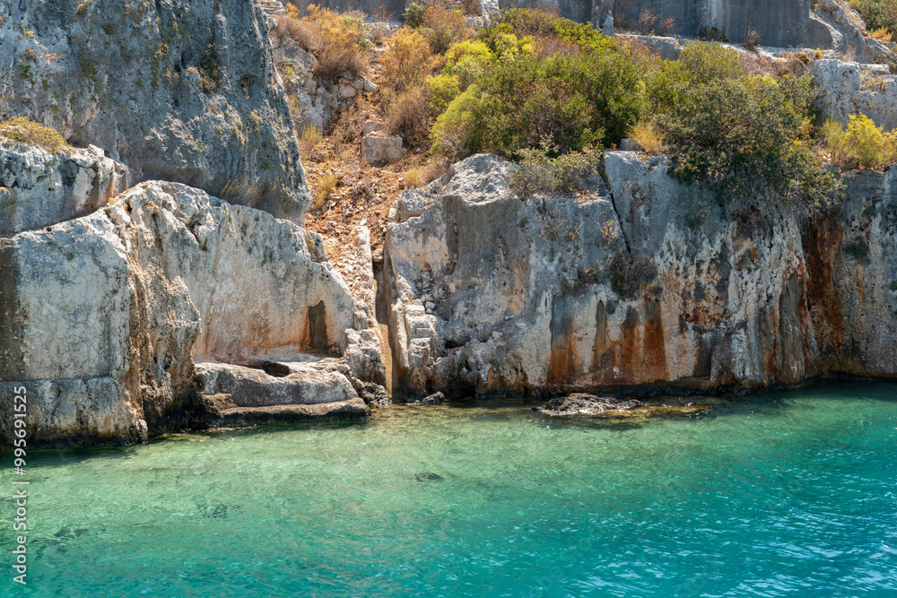 Fototapeta premium Kekova Island and Sunken City, Demre, Turkey