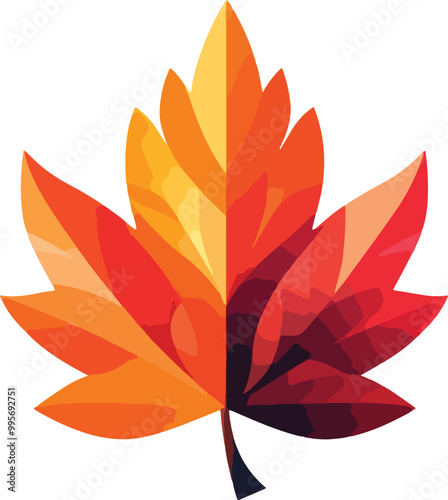 autumn leaves vector