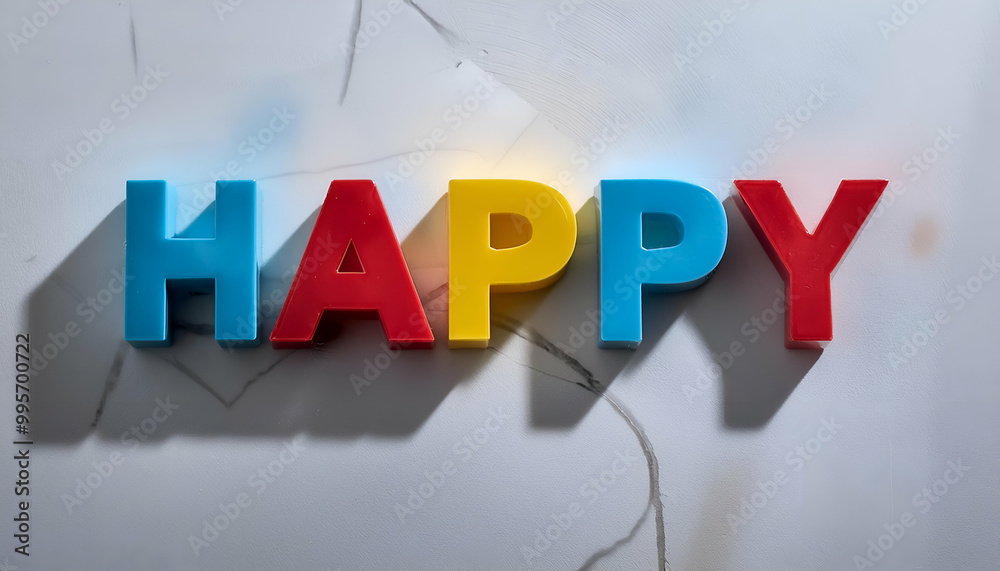 Fototapeta premium HAPPY word