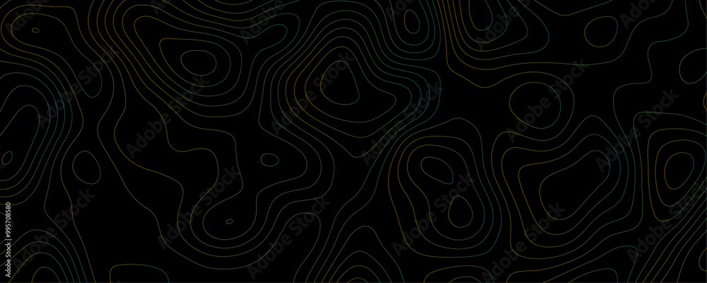 Geometric Topography Map Design with Seamless Contour Lines and Relief Patterns for a Black and White Hiking Adventure Banner
Geometric Topography Map Design with Seamless Contour Lines and Relief Patterns for a Black and White Hiking Adventure Banner