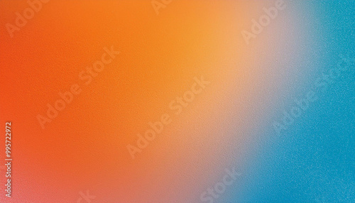 Abstract Gradient Background in Orange, Yellow, and Teal