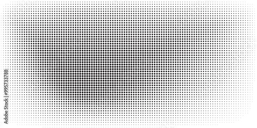 Abstract halftone dots texture background. Grunge black and white backdrop.