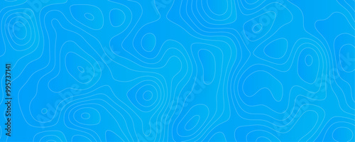 Futuristic Topographic Map Illustration Featuring Geometric Grid Patterns and Marine Depth Contours for Navigation Technology 