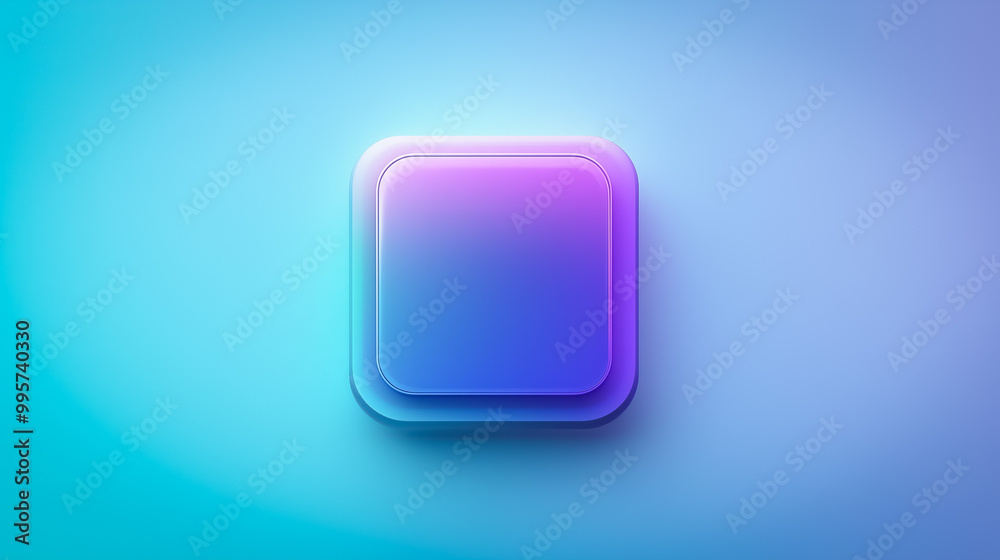 A futuristic neumorphic button design with soft rounded edges and a cool gradient blending blue and purple tones. A futuristic neumorphic button design with soft rounded edges and a cool gradient blending blue and purple tones.