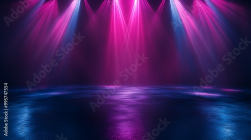 Pink Spotlight Stage