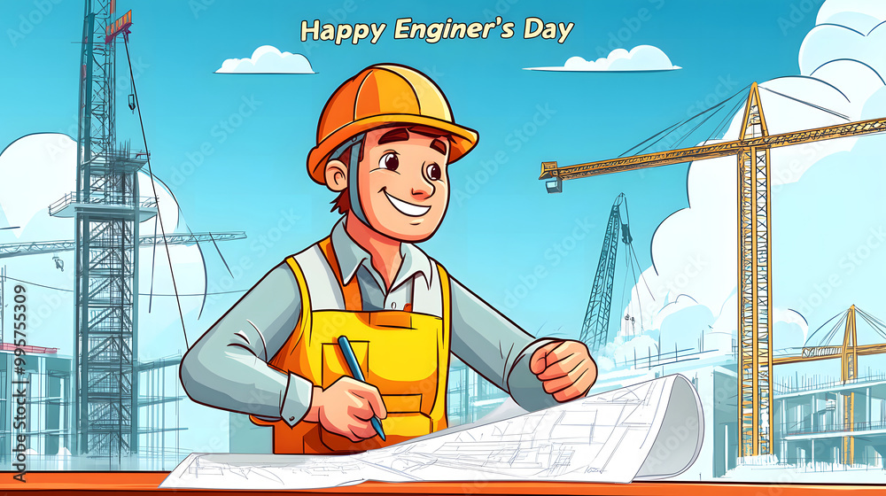 Happy Engineer's Day - Celebrating the Future Innovators design Happy Engineer's Day - Celebrating the Future Innovators design