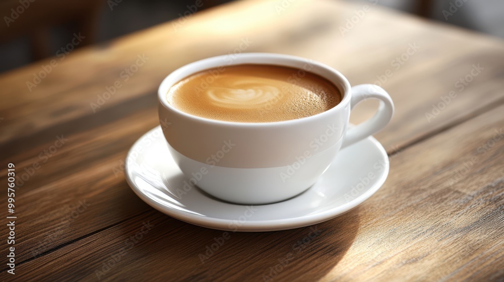 The Coffee Cup on Table The Coffee Cup on Table