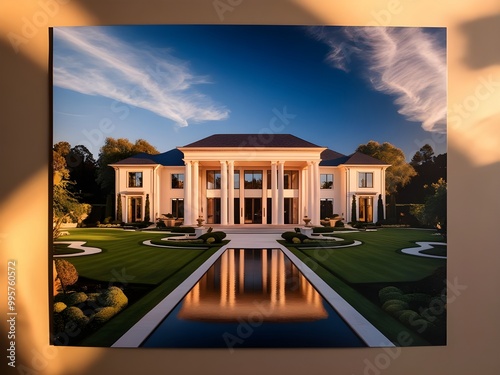 Real estate house view Ai Generative