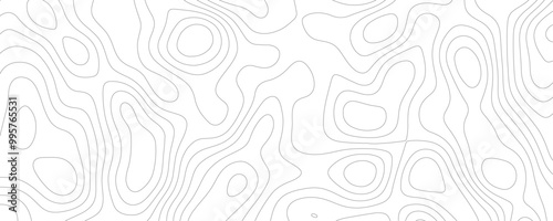 Abstract Topography and Cartography Design with Mountain Contours and Elevate Lines for Nature-Inspired Business Templates 