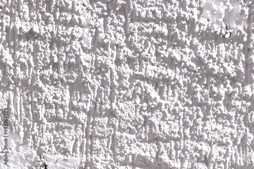 Obraz premium pattern of white painted plaster wall
