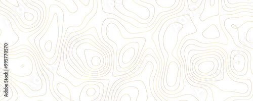 Wallpaper Mural Abstract Terrain Illustration Featuring Curved Geometric Patterns and Flowing Gold Outlines in a Topographic Landscape
 Torontodigital.ca