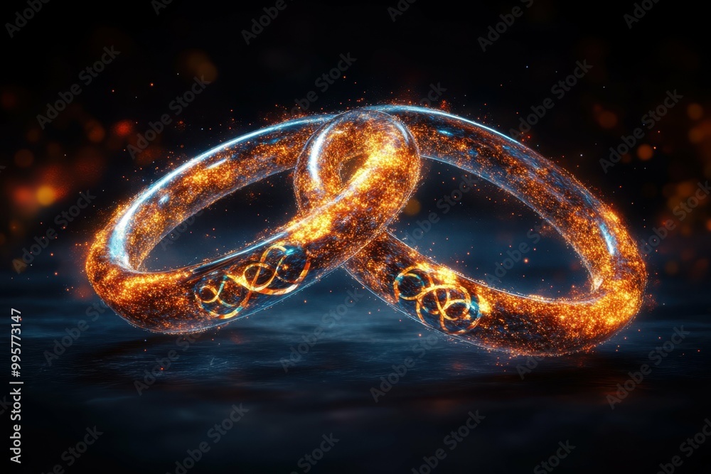 A stylized image of two intertwined rings with male and female symbols representing unity and equal rights. A stylized image of two intertwined rings with male and female symbols representing unity and equal rights.