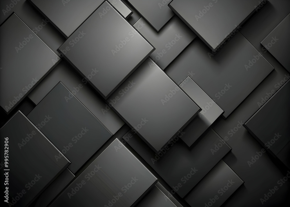 Abstract Dark Grey Blocks Background Abstract Dark Grey Blocks Background