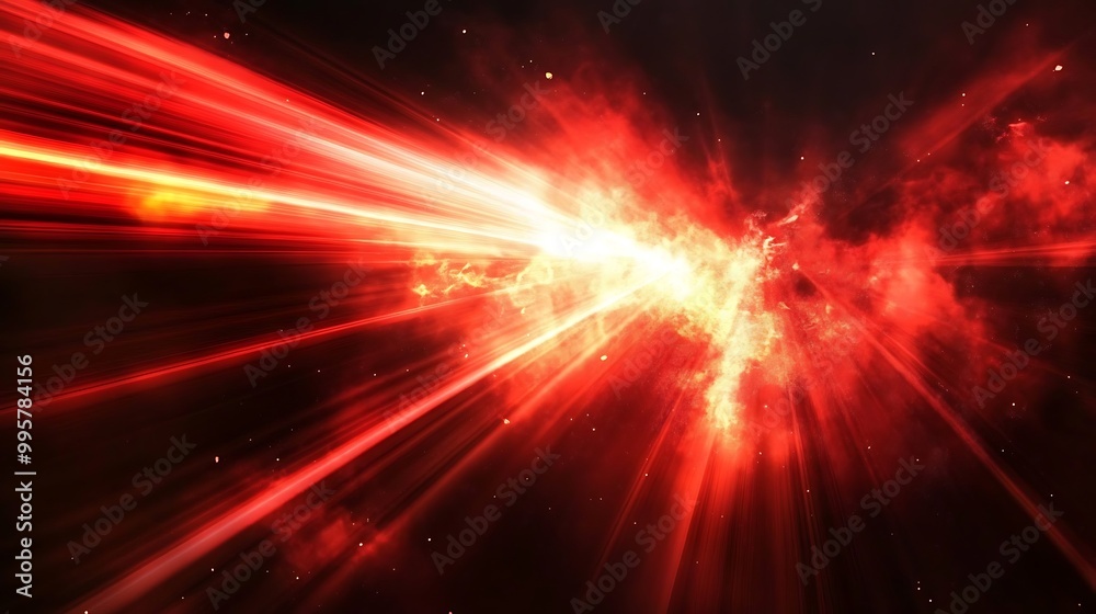 Red and White Lights Abstract Background Red and White Lights Abstract Background