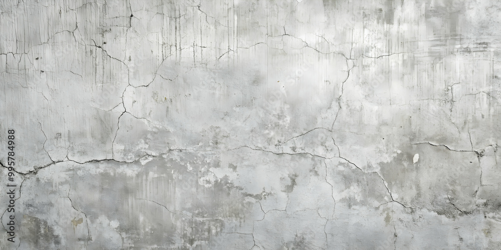 Obraz premium Cracked Concrete Wall Texture 
