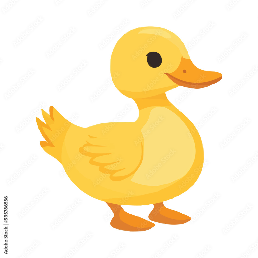 simple cartoon-style yellow rubber duck vector clip art on a white background simple cartoon-style yellow rubber duck vector clip art on a white background
