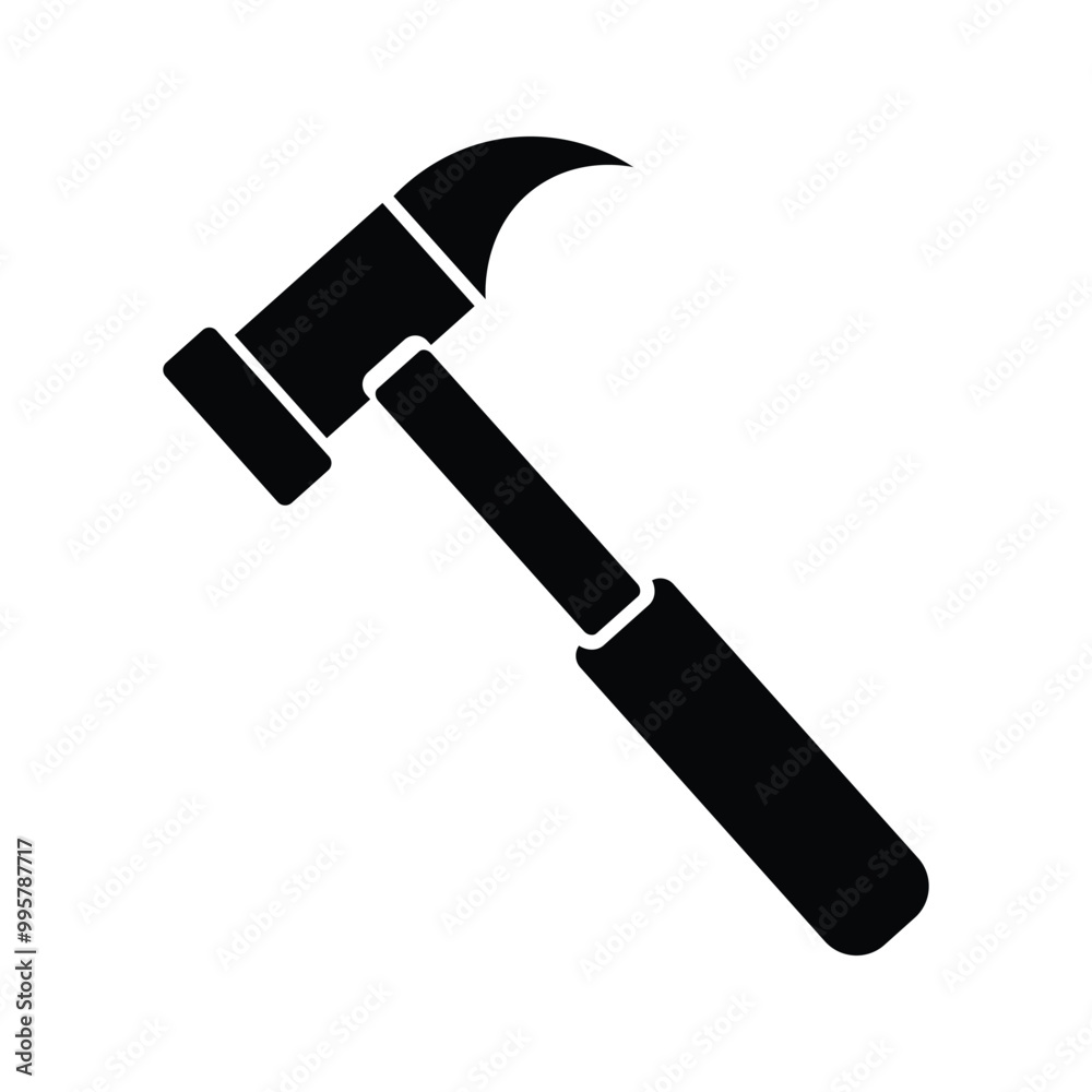 hammer icon for carpentry purposes hammer icon for carpentry purposes