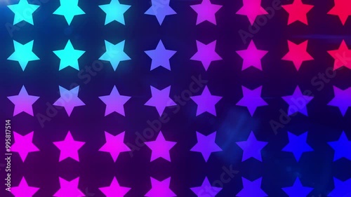 beautiful blue and purple gradient stars electronic neon ray energy abstract, abstract technology looping background animation