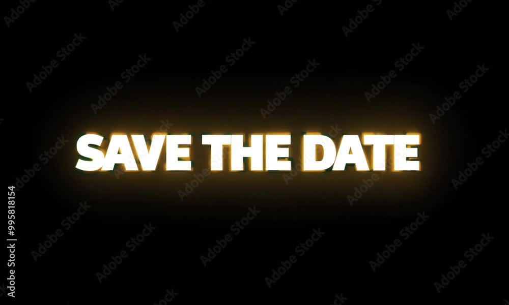 Save The Date  -  A Simple Reminder