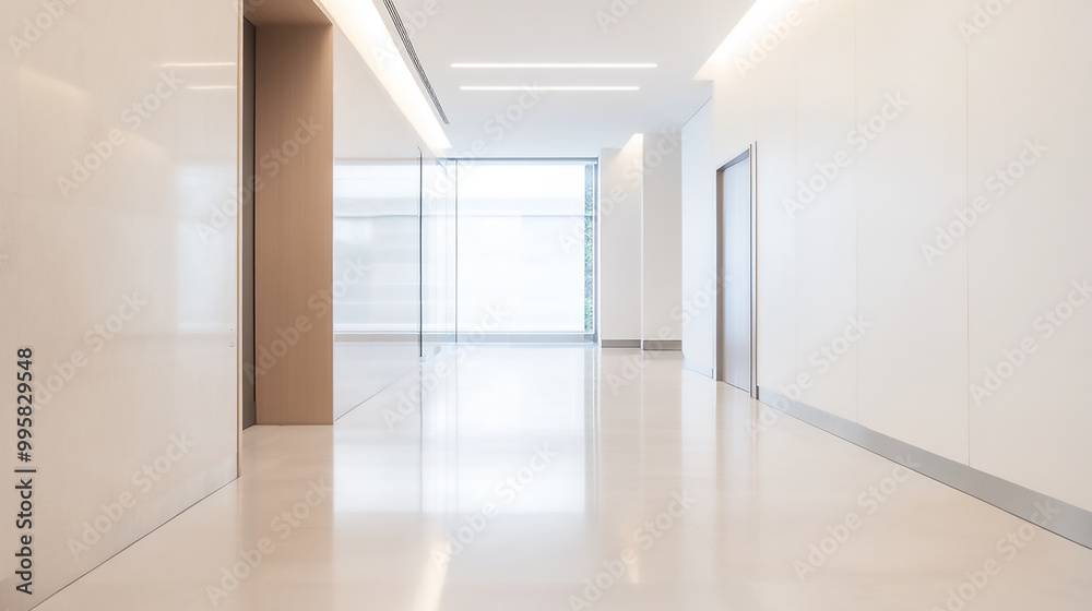 Modern, clean tech office space with metallic surfaces and neutral lighting, futuristic corporate feel. Modern, clean tech office space with metallic surfaces and neutral lighting, futuristic corporate feel.
