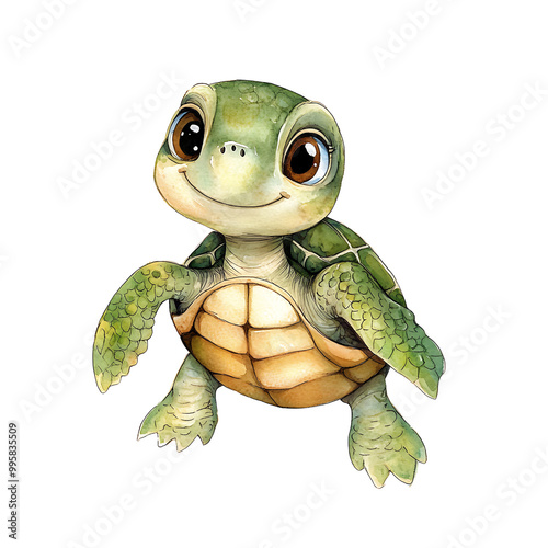 turtle isolated on white
