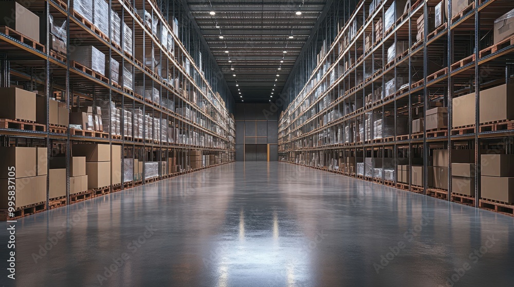 The Spacious Warehouse Interior The Spacious Warehouse Interior