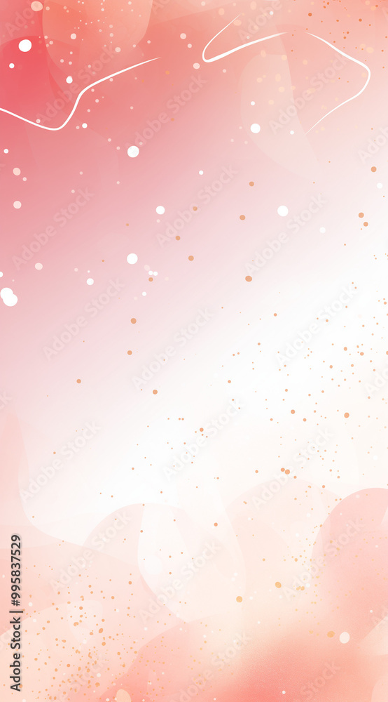 Pink background with hearts