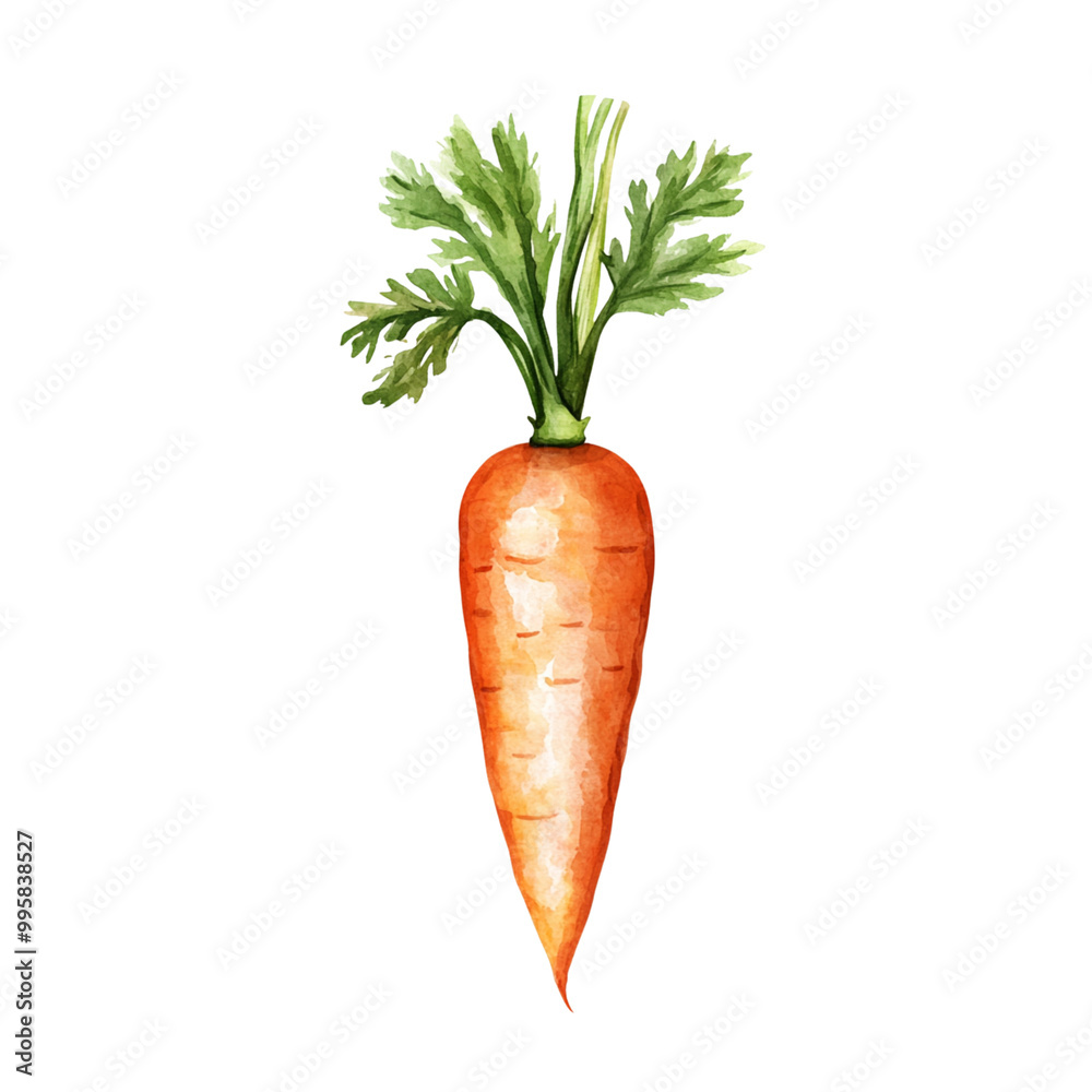 carrot isolated on white
