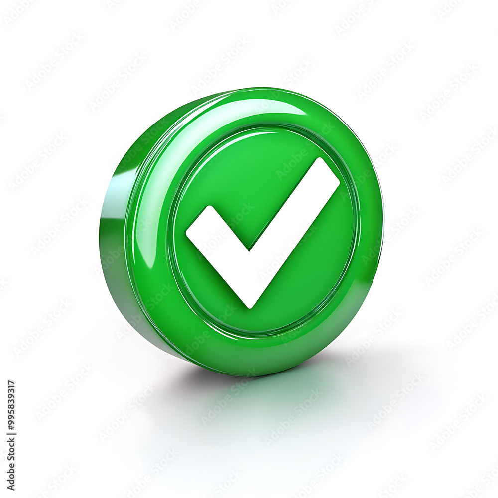 A green approval icon, typically represented with a checkmark or tick, symbolizing confirmation, success, or a positive action. A green approval icon, typically represented with a checkmark or tick, symbolizing confirmation, success, or a positive action.