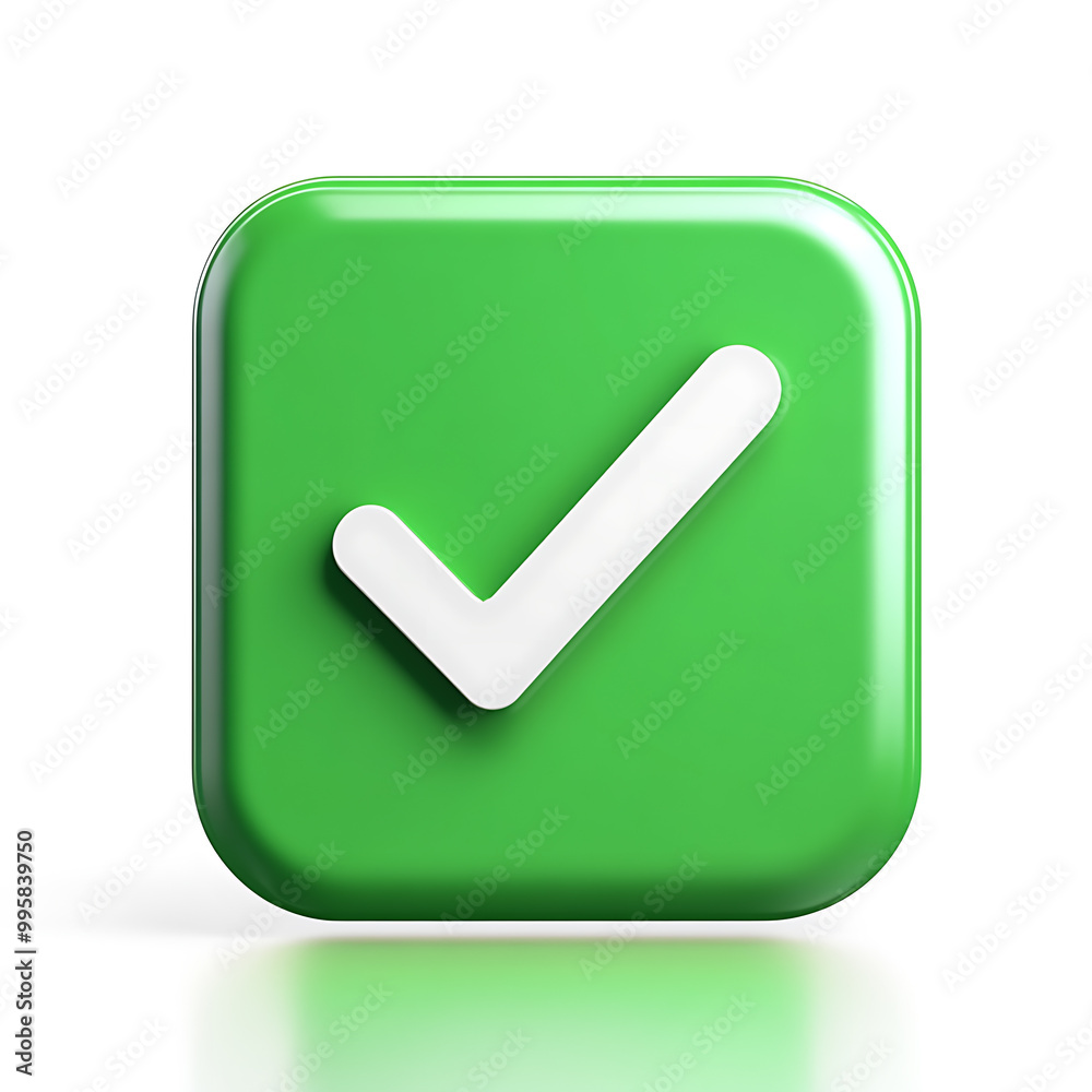 A green approval icon, typically represented with a checkmark or tick, symbolizing confirmation, success, or a positive action. A green approval icon, typically represented with a checkmark or tick, symbolizing confirmation, success, or a positive action.