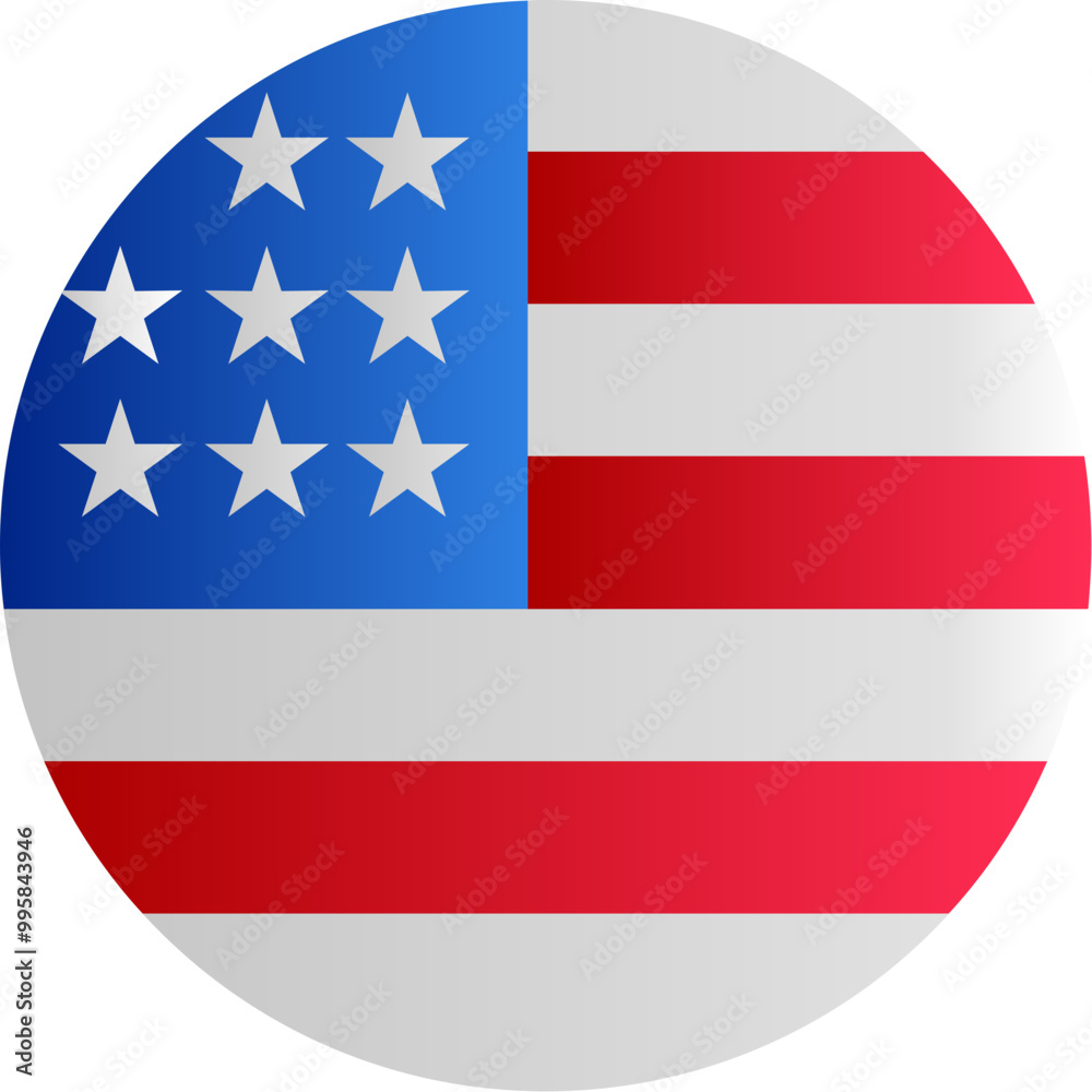 Naklejka premium United StatesFlag Icon