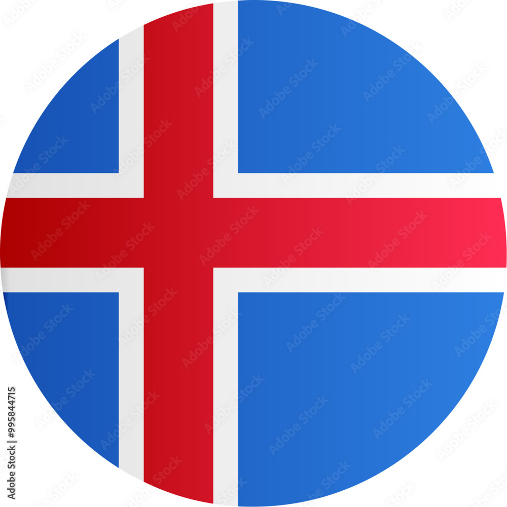 Obraz premium IcelandFlag Icon