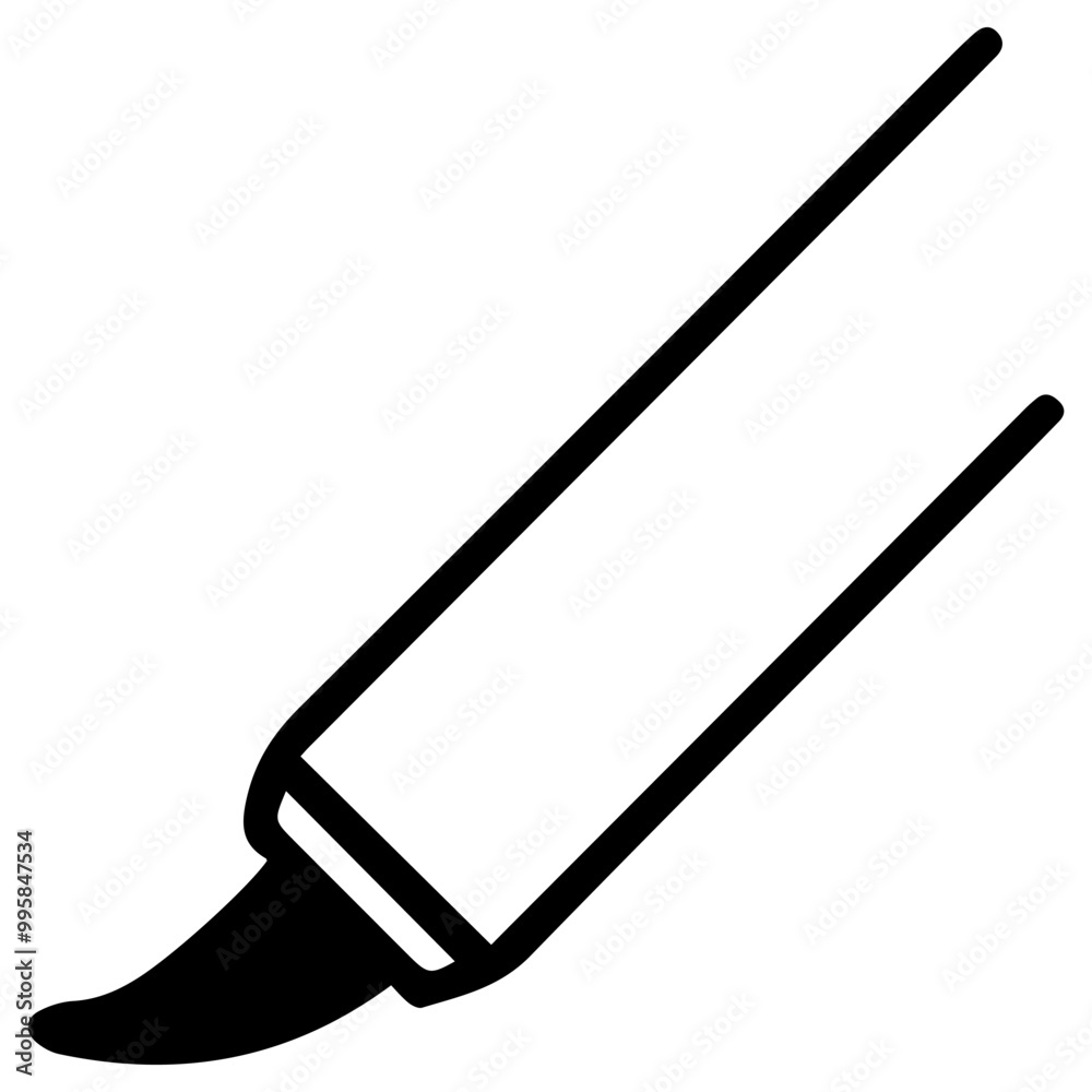 Painting brush icon. Art brush illustration. Painting brush icon. Art brush illustration.