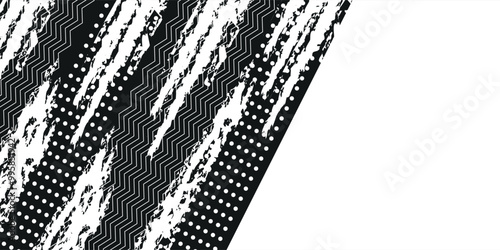 Tire tread marks, wheel textures, tire marks - car racing, motocross, drift, rally, off-road and others. Vector black isolated texture in grunge style